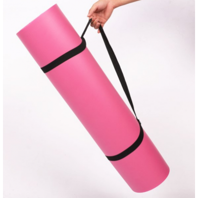 Wholesale Gymnastics Fitness Eco friendly NBR exercise light weight folding yoga mat with carrying strap