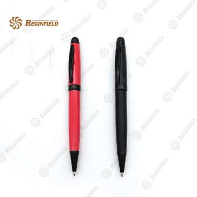 Popular matt finish metal ballpoint pen with stylus touch pen for mobile