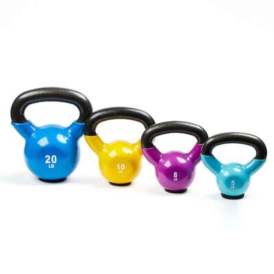 Factory price custom durable colorful fitness equipment adjustable casting iron steel kettle bell